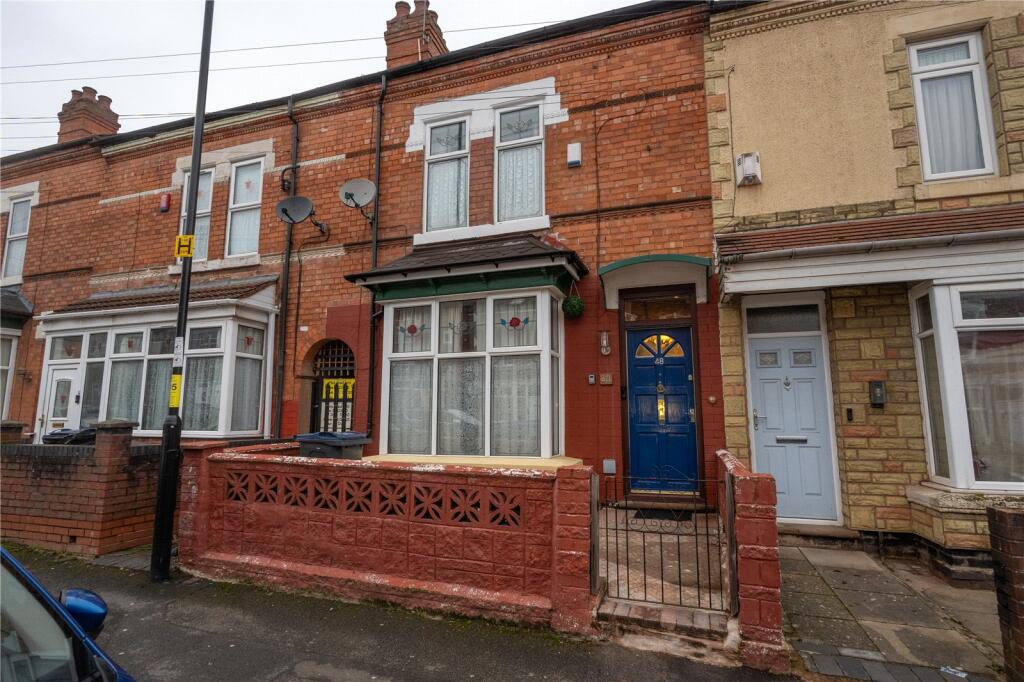 3-bed terraced on Oakwood Road, Sparkhill, Birmingham, B11, £220,000