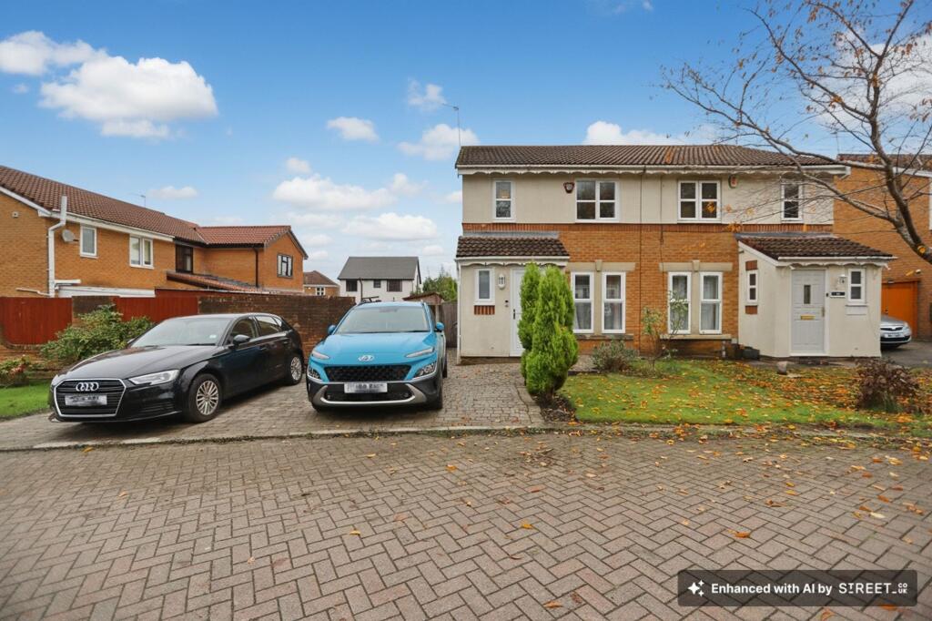 4-bed semi-detached on Tamar Close, Whitefield, M45, £285,000