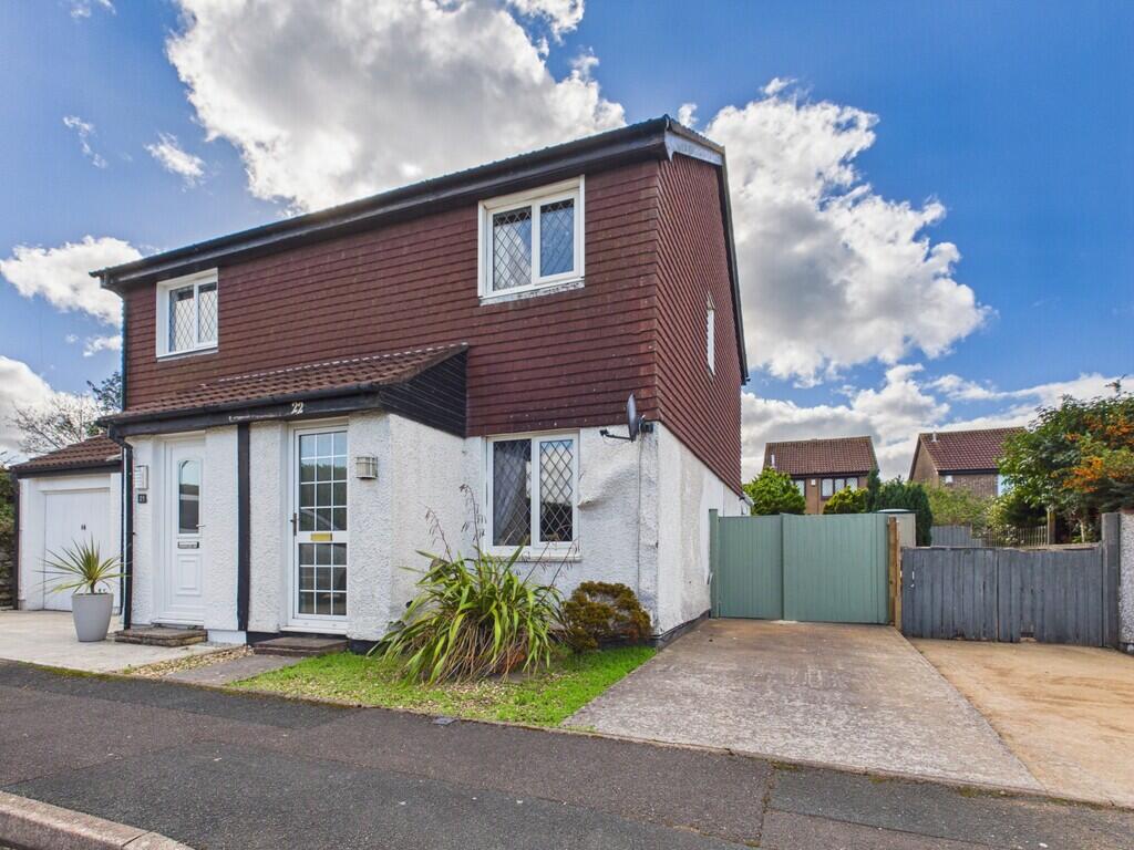 2-bed semi-detached on Middle Down Road, Staddiscombe, Plymstock, £205,000
