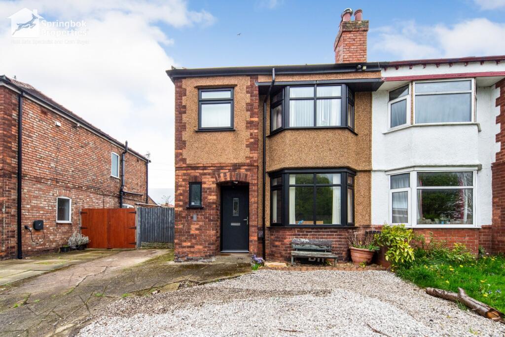 3-bed semi-detached on Allport Lane Precinct, Bromborough, Wirral, Merseyside, £260,000