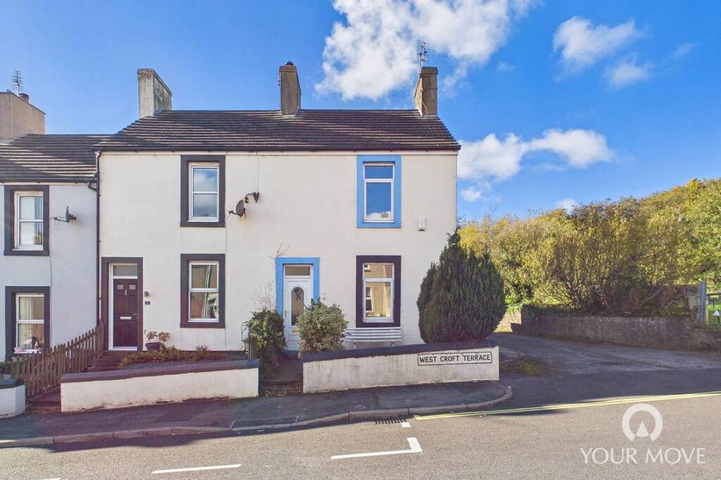 2-bed terraced on West Croft Terrace, Lowca, Whitehaven, Cumbria, CA28, £115,000