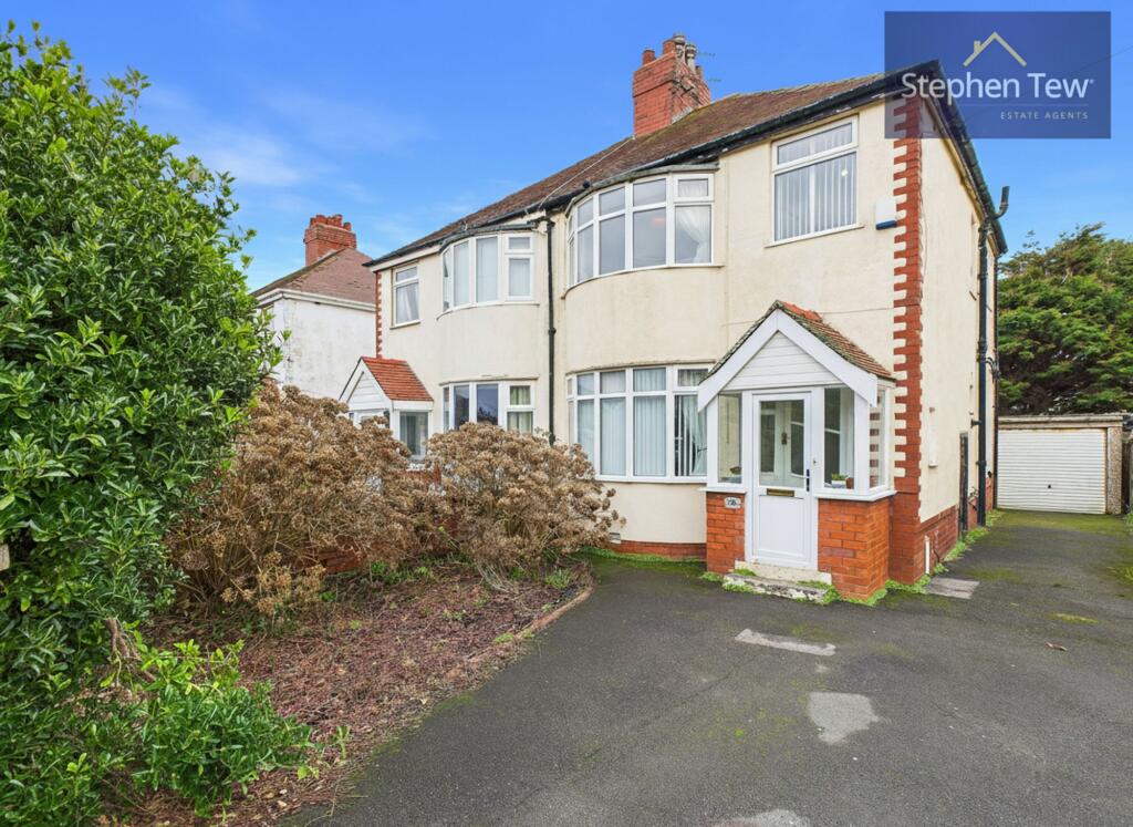 3-bed semi-detached on Alderley Avenue, Blackpool, FY4, £170,000