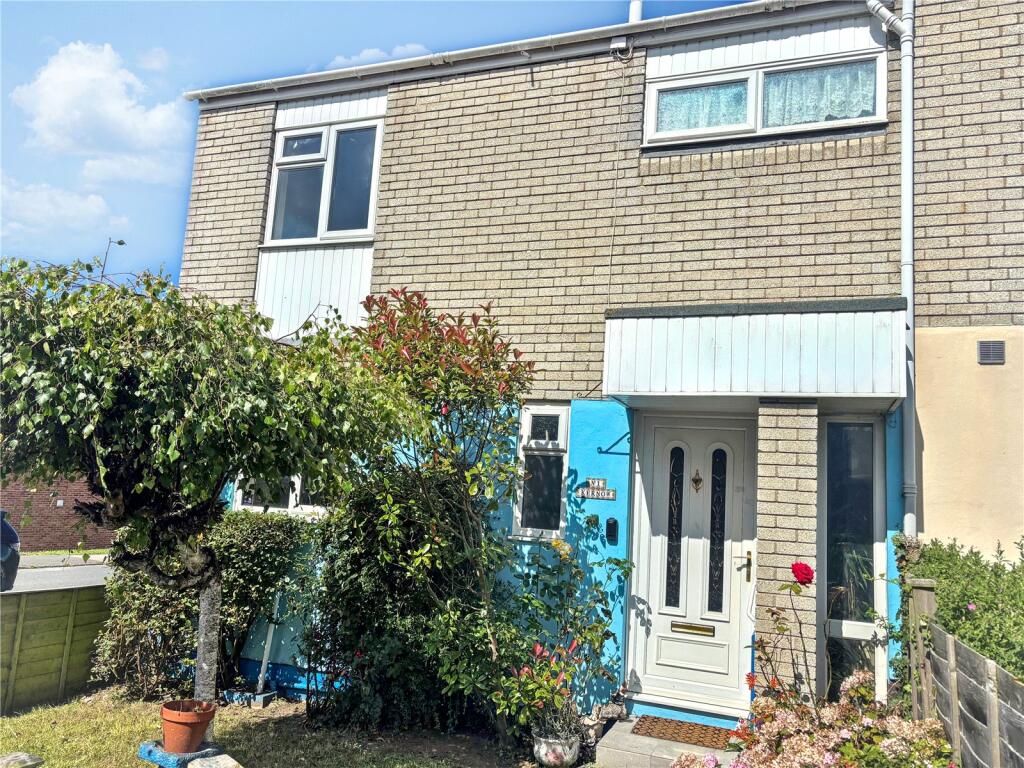 3-bed terraced on Kernow Crescent, Bude, Cornwall, £240,000