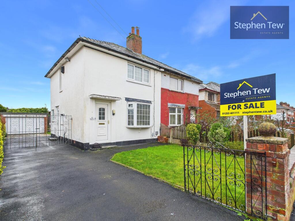 2-bed semi-detached on Cudworth Road, Lytham St. Annes, FY8, £175,000