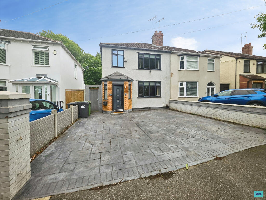 3-bed semi-detached on Stuart Road North, Bootle, L20, £260,000