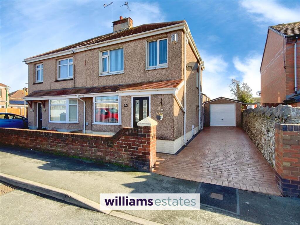 3-bed semi-detached on Marsh Road, Rhyl, LL18, £155,000