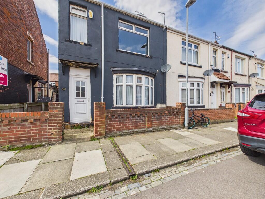 3-bed terraced on Barton Avenue, Hartlepool, Cleveland, £70,000