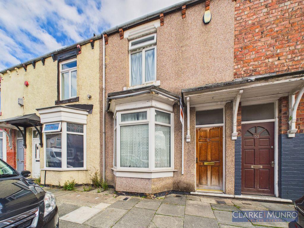 3-bed terraced on Worcester Street, Middlesbrough, £85,000