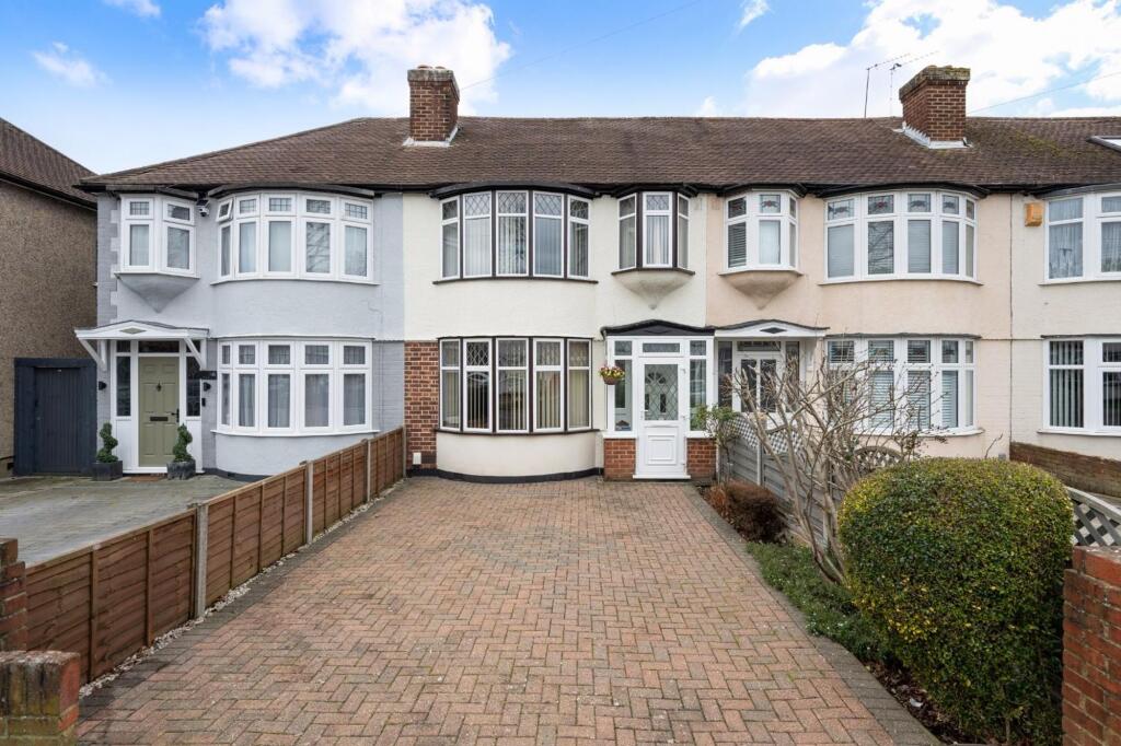 3-bed terraced on Brocks Drive, Cheam, SM3, £500,000