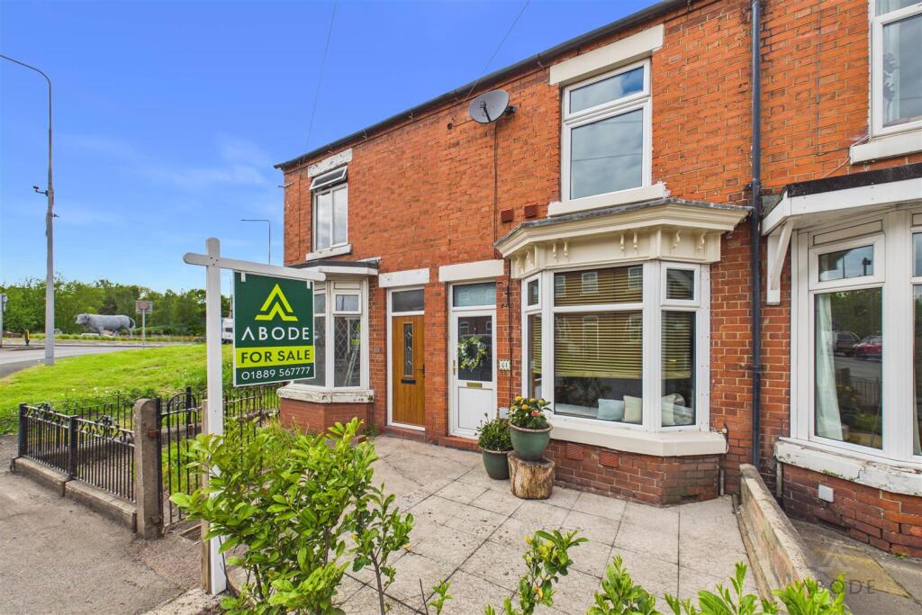 3-bed terraced on Derby Road, Uttoxeter, Staffordshire, £185,000