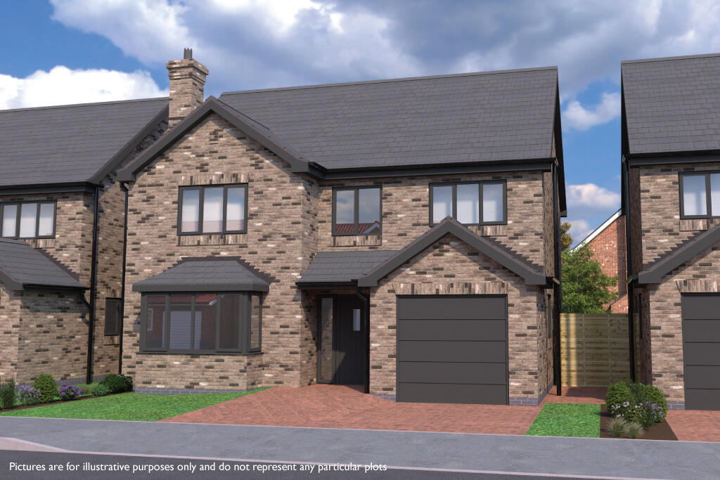 5-bed detached on Plot 23 - North Street, Winterton, North Lincolnshire, DN15, £369,950