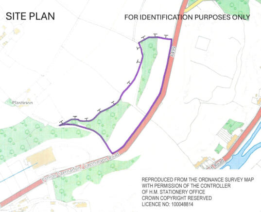 SITE PLAN- Bryn Crin Land