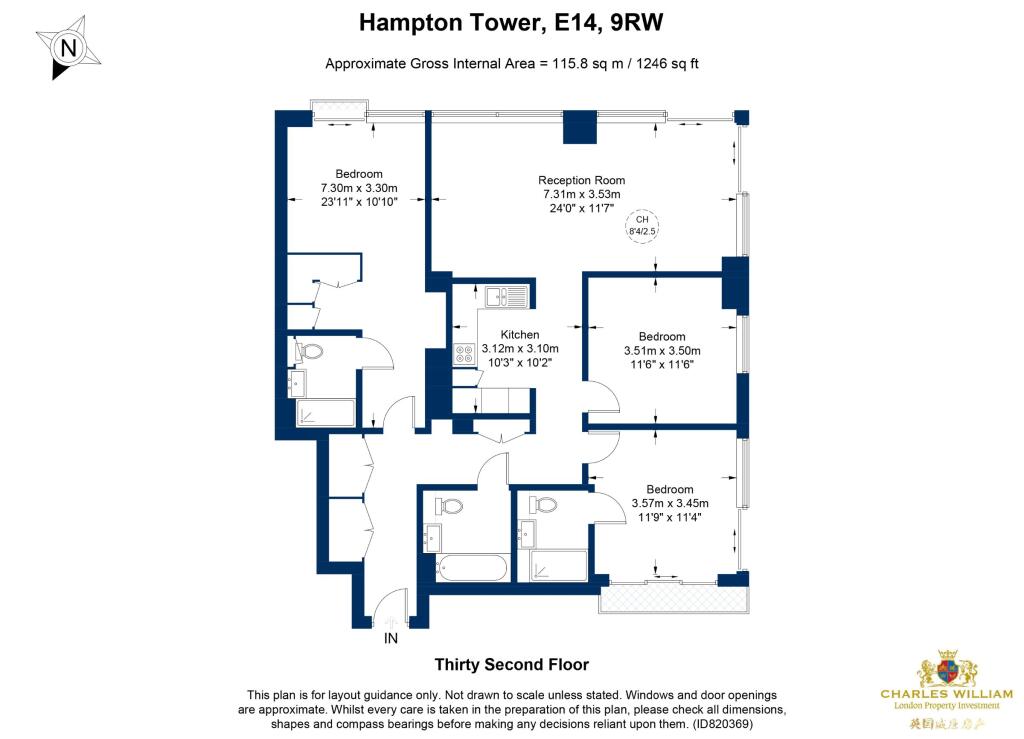 3 bedroom apartment for rent