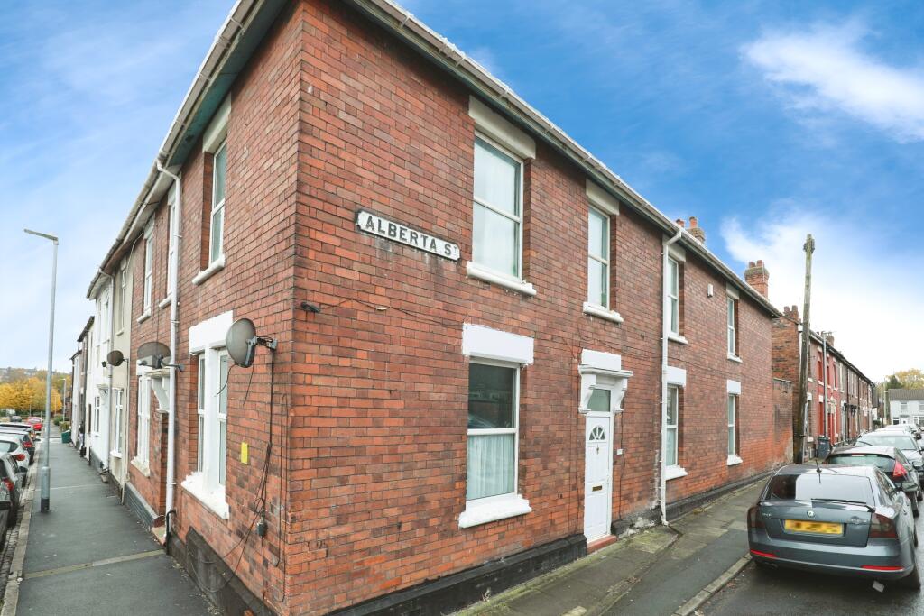4-bed terraced on Alberta Street, Stoke-on-Trent, ST3, £168,000