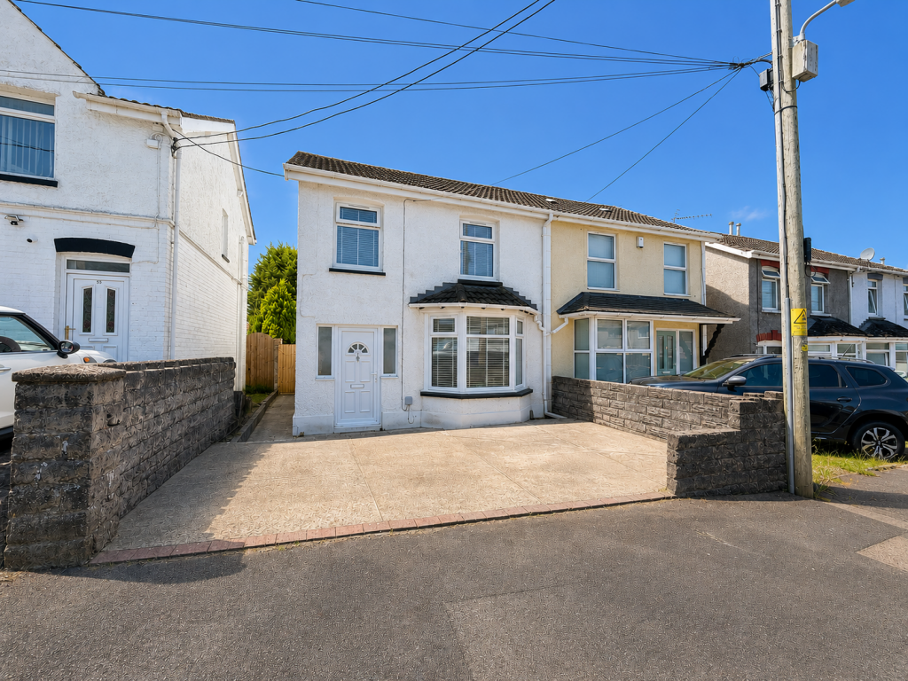 3-bed semi-detached on St Pauls Terrace, Garden Village, Gorseinon, Swansea, West Glamorgan SA4, £210,000