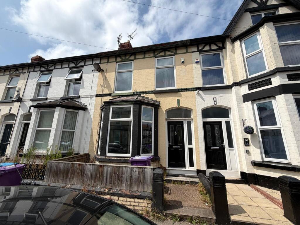 6-bed terraced on Ferndale Road, Wavertree, Liverpool, Merseyside, L15, £315,000