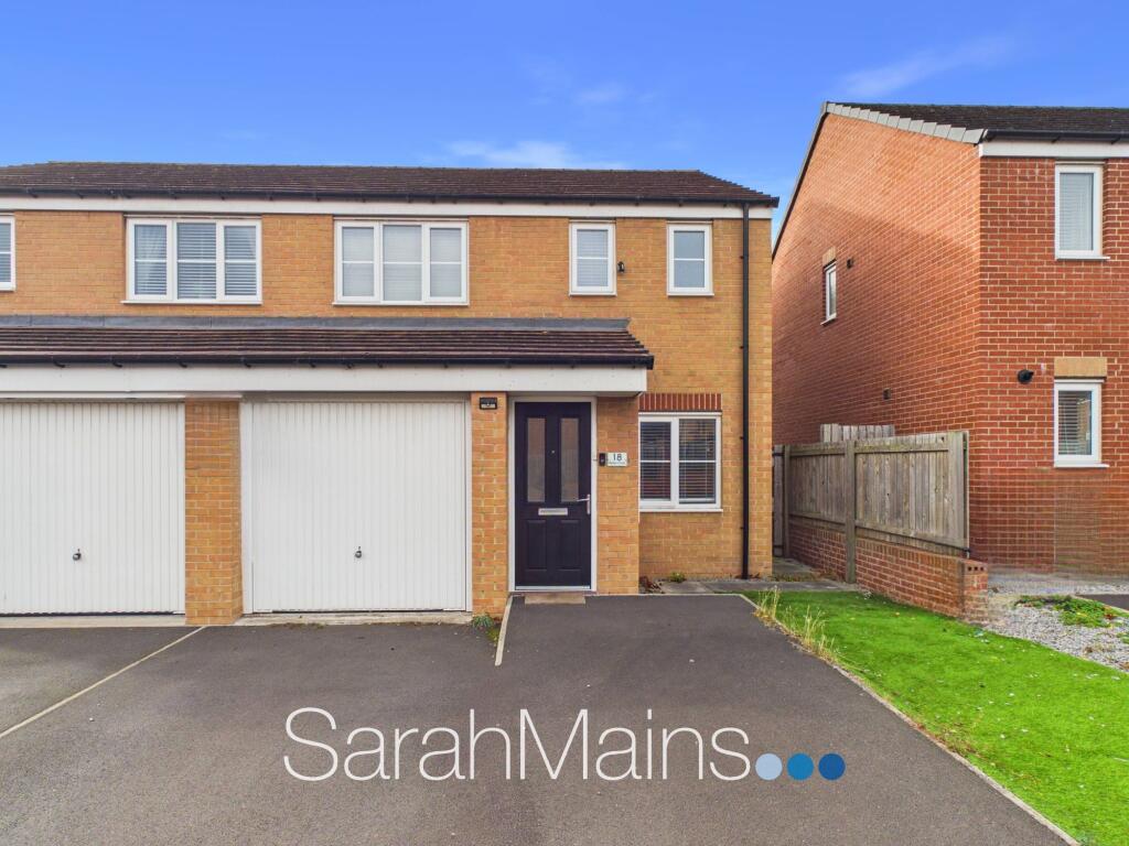 3-bed semi-detached on Ripley Close, Ouston, DH2, £195,000