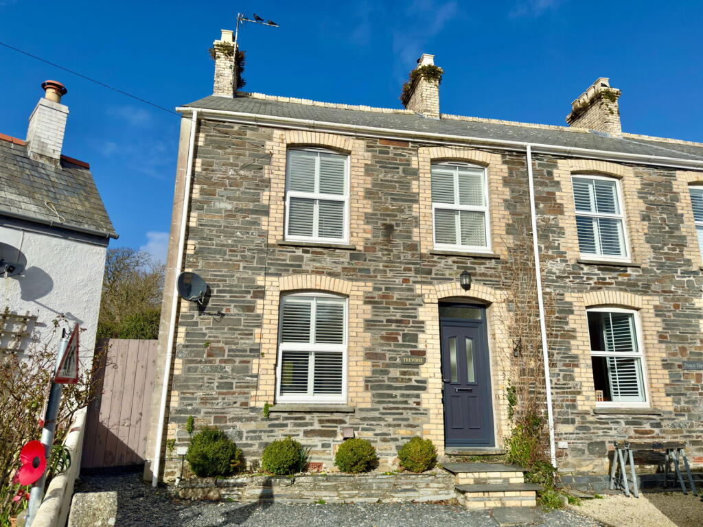 3-bed terraced on St Teath PL30, £435,000