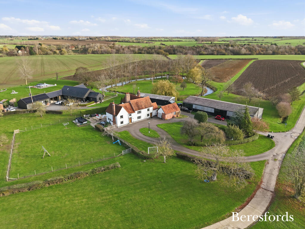 4-bed detached on Lashley Hall, Stebbing, Dunmow, CM6, £1,075,000