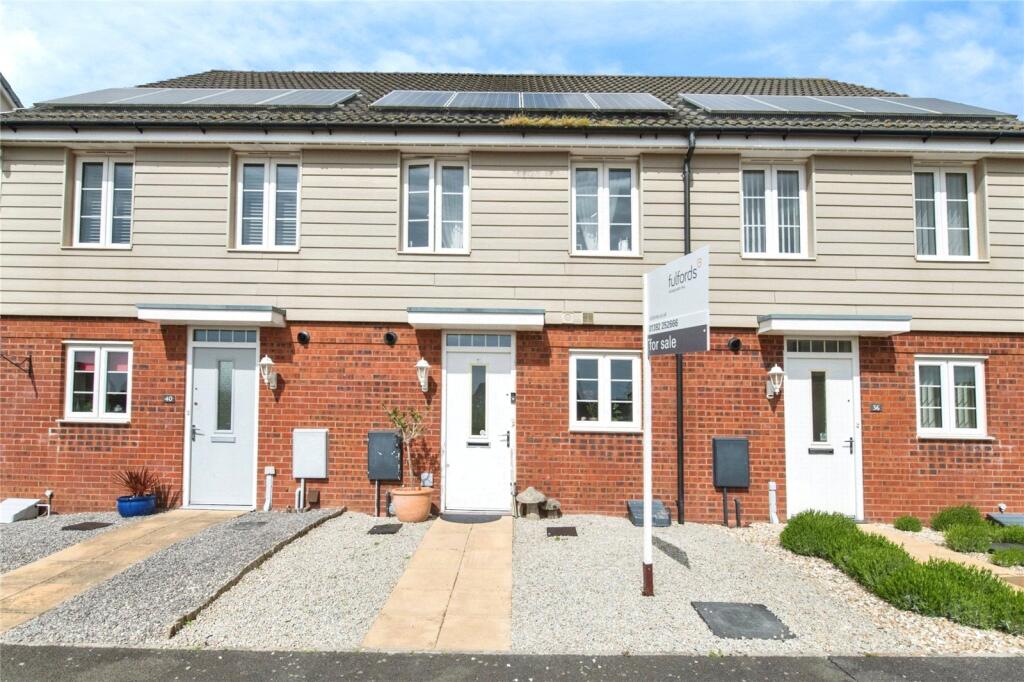2-bed terraced on Hook Drive, Exeter, Devon, EX2, £270,000
