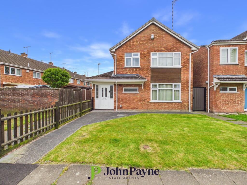 3-bed detached on Winchat Close, Binley, Coventry, CV3, £325,000