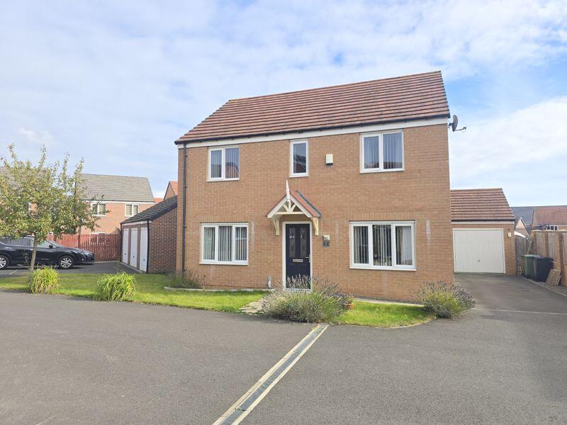4-bed detached on Shadow Creek Drive, Seaton Vale, Ashington, £259,950
