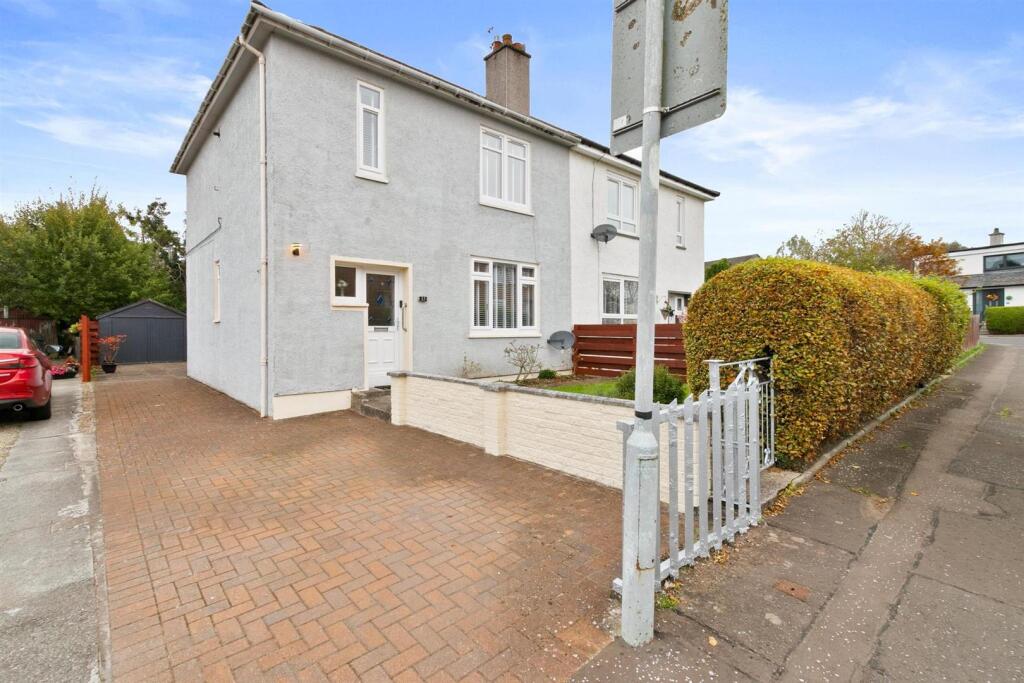 3-bed semi-detached on Kirkton Crescent, Cardross G82 5PH, £135,000
