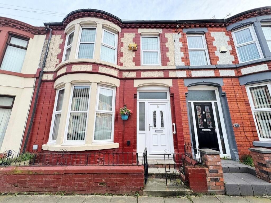 3-bed terraced on Fitzgerald Road, Old Swan, Liverpool, £110,000