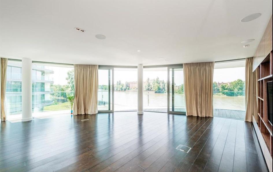 3-bed flat on Parr's Way, Hammersmith, W6, £4,200,000