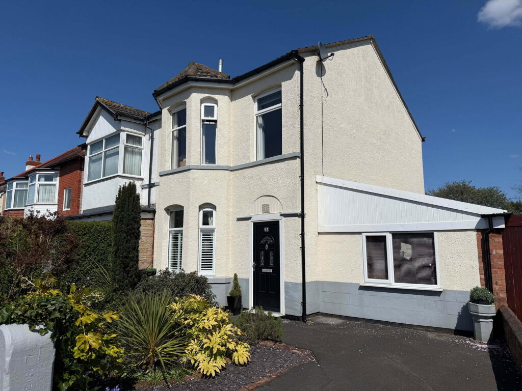 3-bed semi-detached on Cardigan Road, Birkdale, Southport, PR8, £275,000