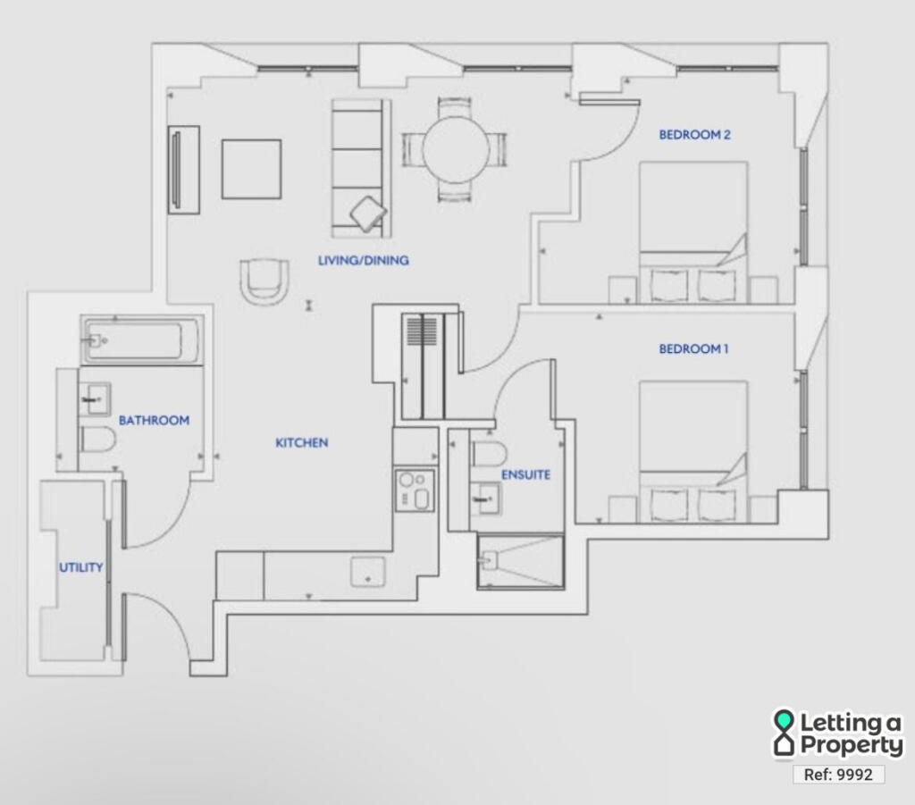 2 bedroom apartment for rent