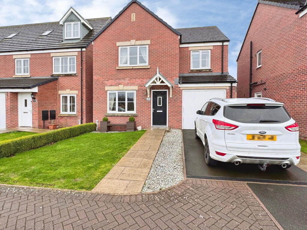 4-bed detached on 16, Bowfell Lane, Carlisle, CA2 6RQ, £275,000