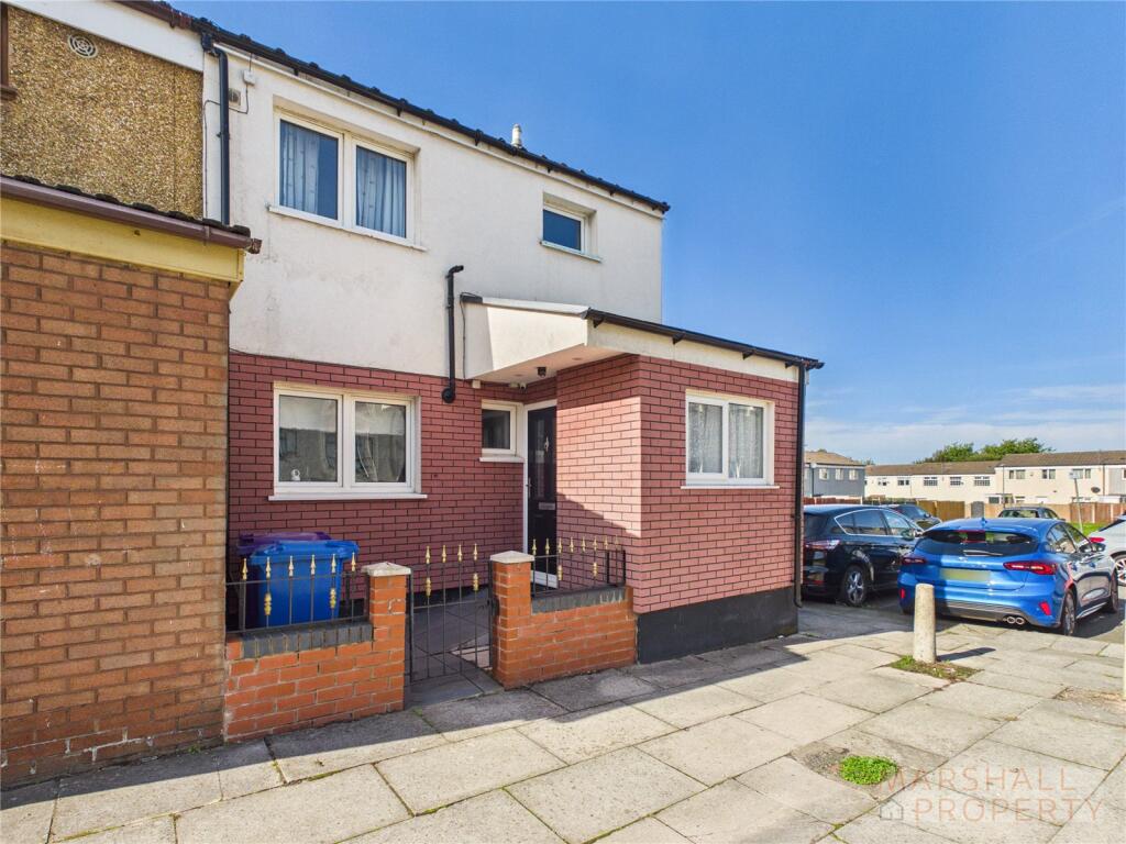 3-bed terraced on Langtry Close, Liverpool, L4, £180,000