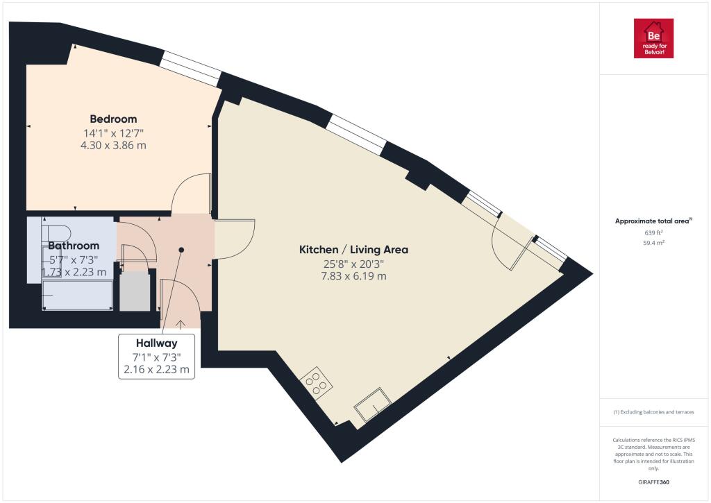 1 bedroom flat for rent