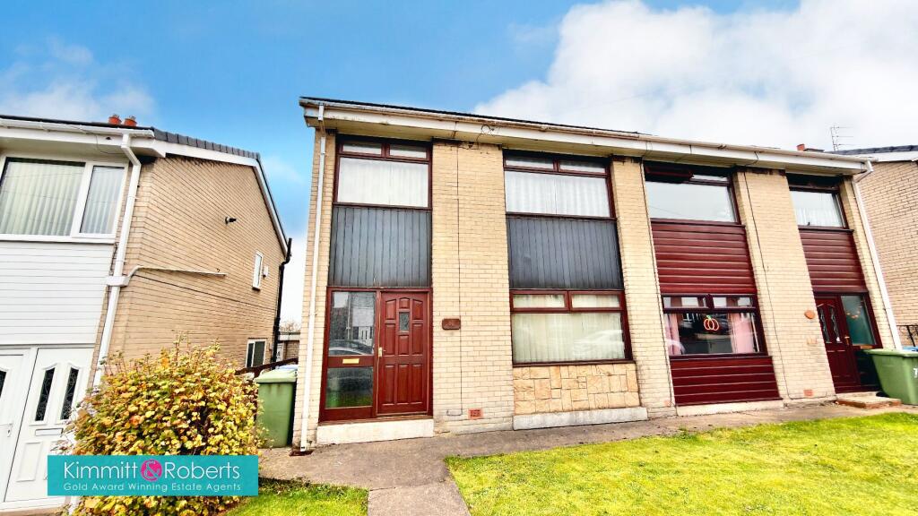 3-bed semi-detached on Charters Crescent, South Hetton, Durham, DH6 2TW, £80,000