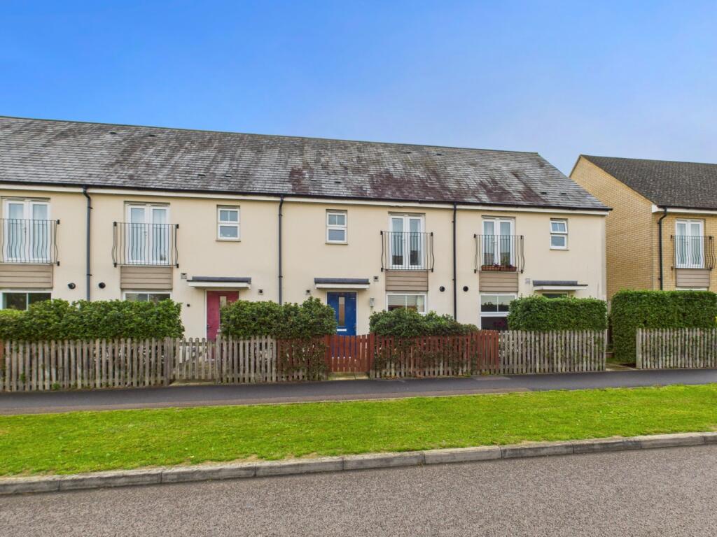3-bed terraced on Sterling Way, Upper Cambourne, Cambridge, Cambridgeshire, CB23, £300,000
