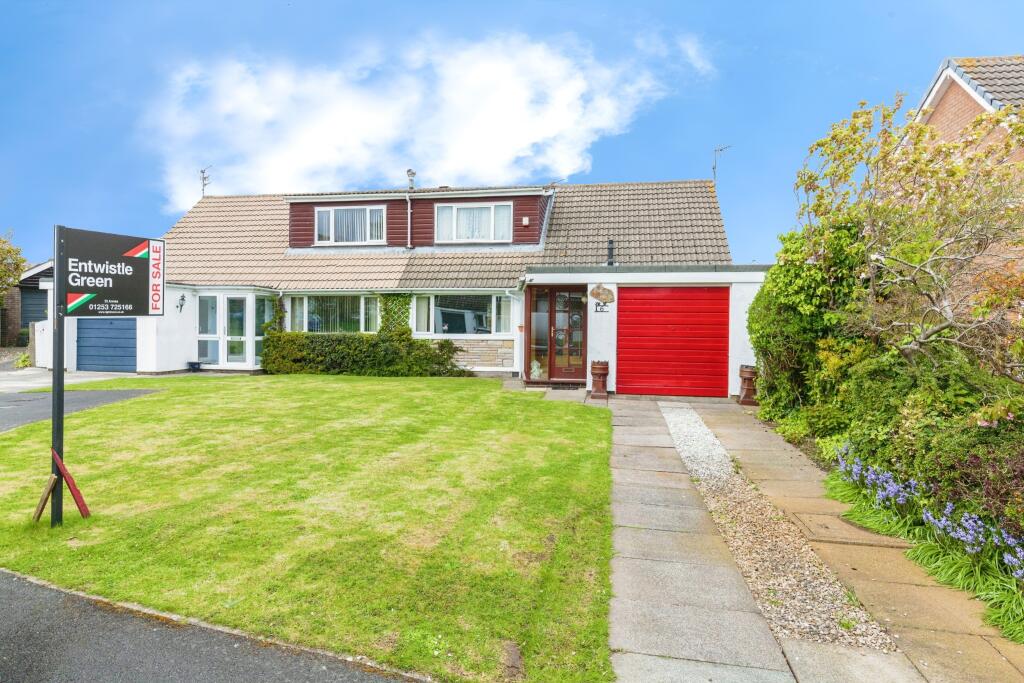 4-bed semi-detached on Santon Close, Wesham, Preston, Lancashire, PR4, £240,000