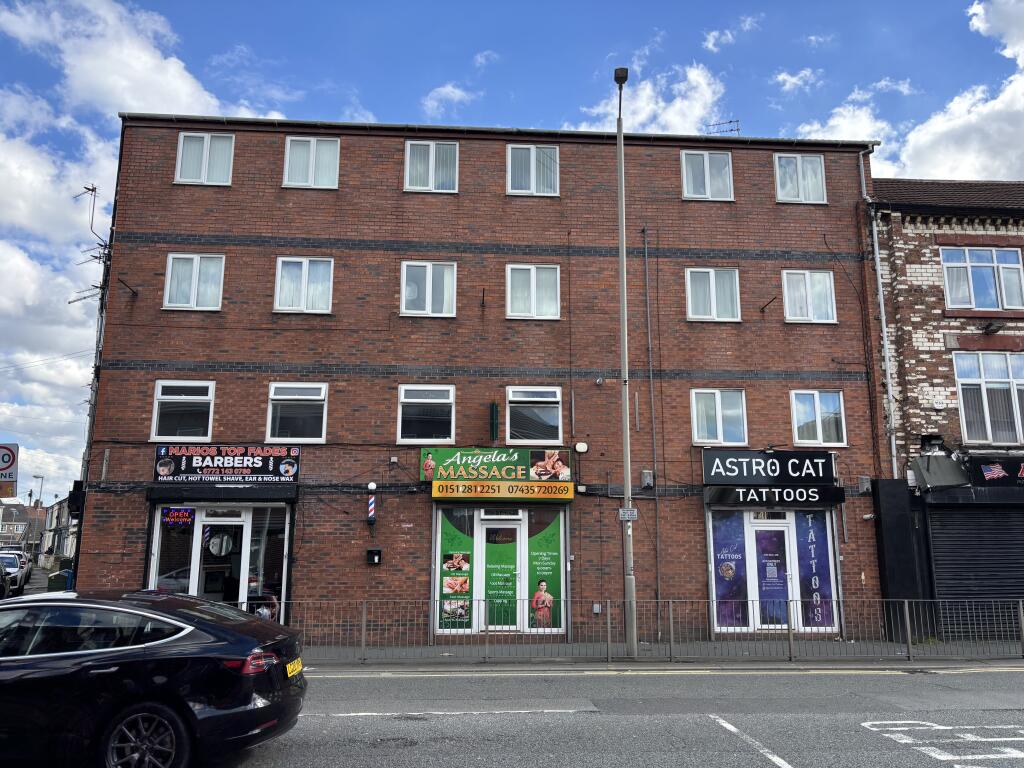 2-bed flat on Flat 7, 214-218 Rice Lane, Liverpool L9 1DJ, £40,000