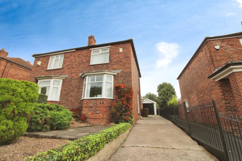 2-bed semi-detached on Pleasley Road, Whiston, Rotherham, S60, £180,000