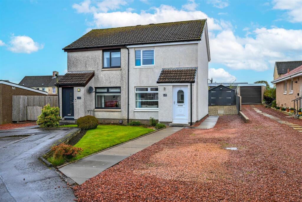 2-bed semi-detached on Carmichael Way, Law, Carluke, £138,000