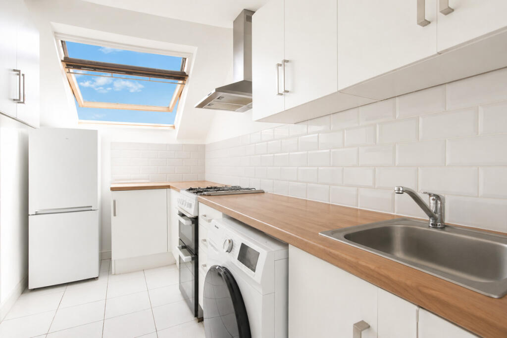 The separate fitted kitchen