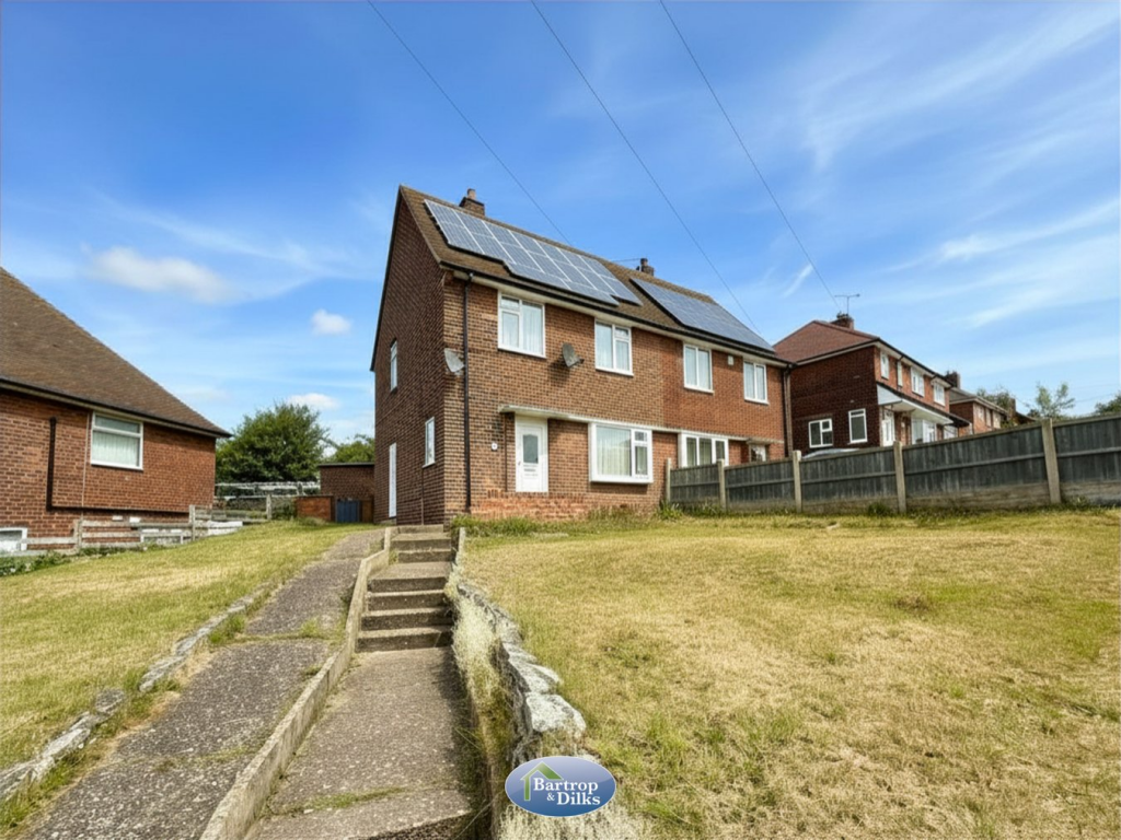 2-bed semi-detached on Rufford Street, Worksop, S80, £145,000