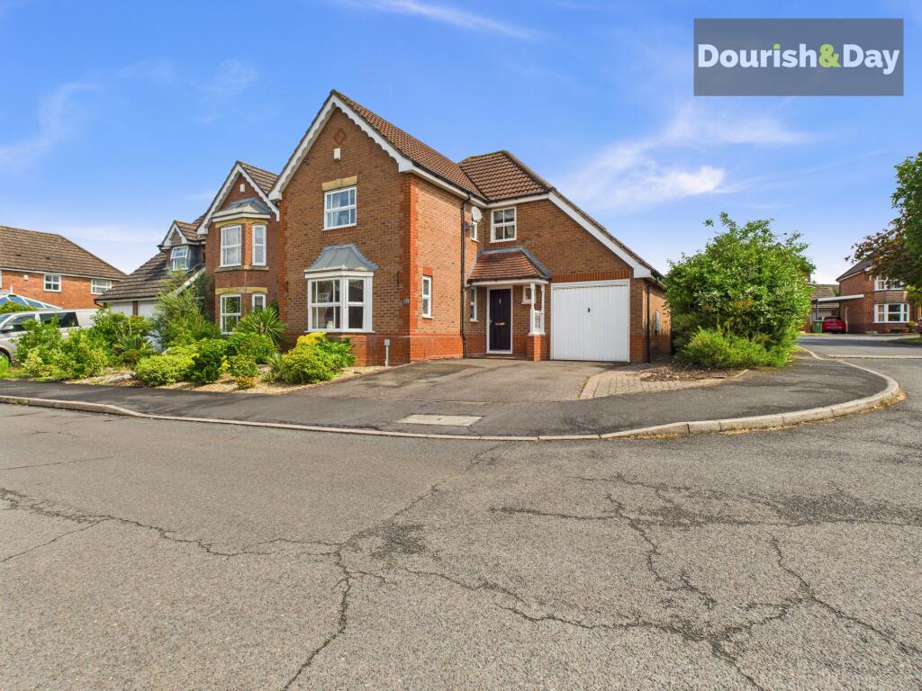 4-bed detached on Canalside Close, Penkridge, ST19, £395,000