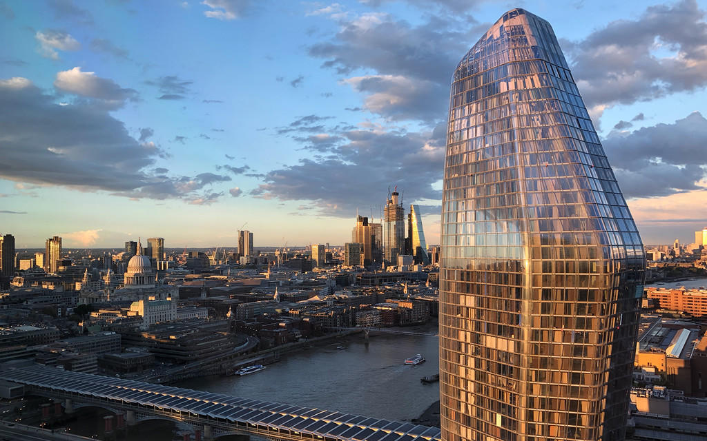 1-bed apartment on One Blackfriars, London, £950,000