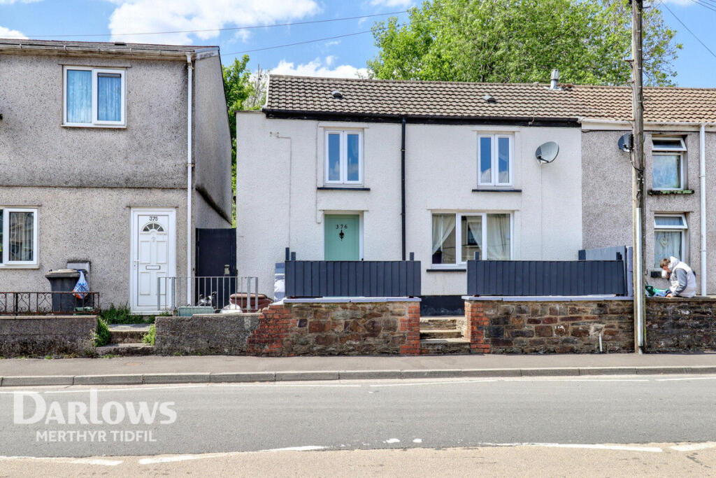 2-bed terraced on Cardiff Road, Aberdare, £130,000