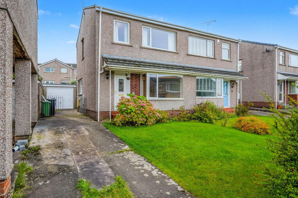3-bed semi-detached on Woodville Way, High Harrington, Workington, CA14 4NS, £130,000