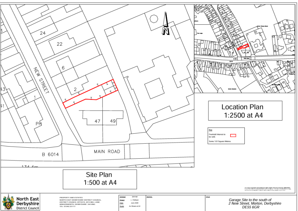 Garage Site South of 2 New Street, Morton, Alfreton, Derbyshire DE55 6GR - More
