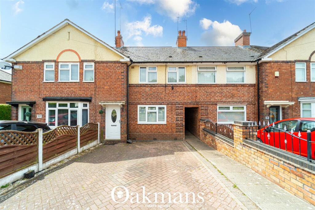 3-bed terraced on Tedstone Road, Birmingham, B32, £220,000