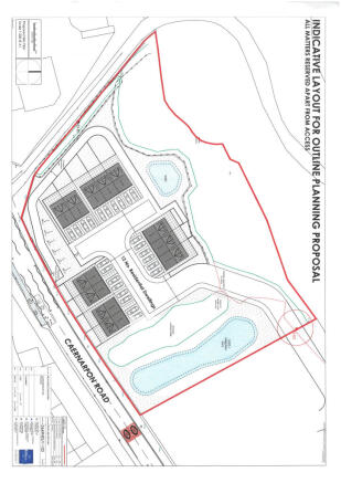 Indictive Layout drawing- Glandon Land