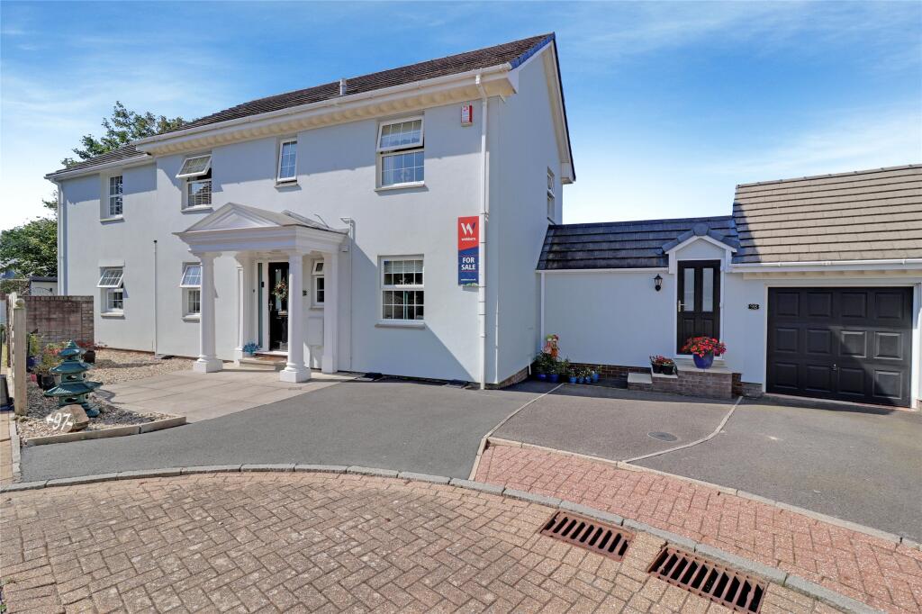 5-bed detached on Lower Cross Road, Bickington, Barnstaple, EX31, £625,000